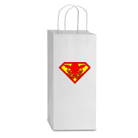 Graphic Vintage Calls Movie Character Funny Gift Double Wine Paper Bag - 6 1/2 X 3 1/2 X 12 3/8 | Artistshot