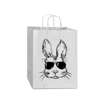 Bunny Face With Sunglasses Easter Day For Boys Men Kids Mart Paper Bag -13 X 7 X 17 | Artistshot