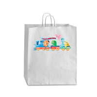 Wido Dino Bod Baby Dinosaurs On Train. Tank Top Queen Paper Bag - 16 X 6 X 19 1/4 | Artistshot