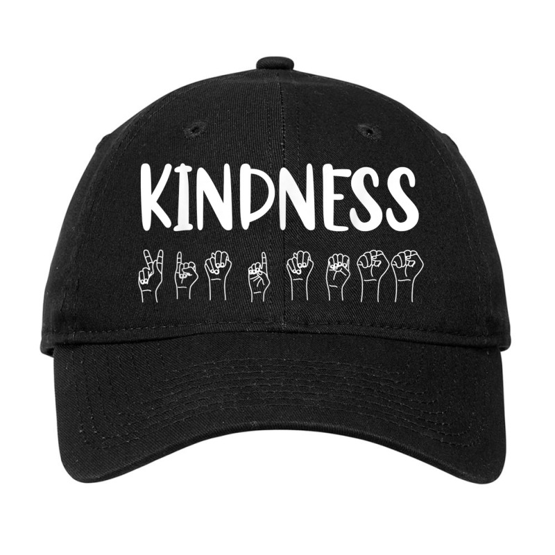 Stop Bullying Kindness Matters Sign Language Adjustable Cap by Vivu991 | Artistshot