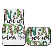 In June We Wear Green Scoliosis Awareness Full Set Car Mats | Artistshot