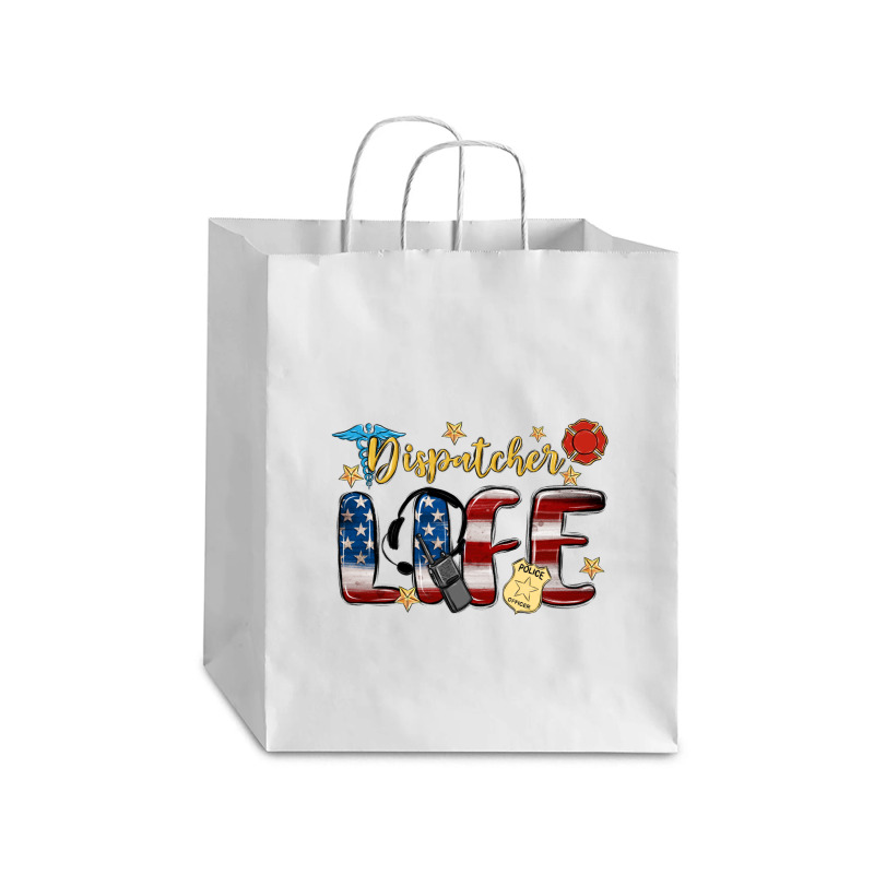 Dispatcher Life Debie Paper Bag - 10 X 5 X 13 | Artistshot