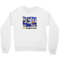 Im Just Here For The Snacks Volleyball Brother Crewneck Sweatshirt | Artistshot