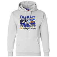 Im Just Here For The Snacks Volleyball Brother Champion Hoodie | Artistshot