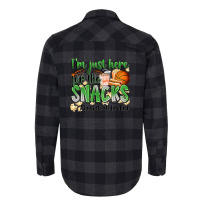 I'm Just Here For The Snacks #basketball Brother Flannel Shirt | Artistshot