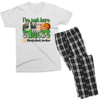 I'm Just Here For The Snacks #basketball Brother Men's T-shirt Pajama Set | Artistshot