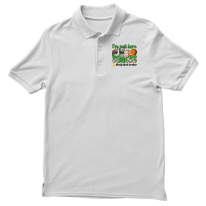 I'm Just Here For The Snacks #basketball Brother Men's Polo Shirt | Artistshot