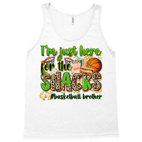 Im Just Here For The Snacks Basketball Brother Tank Top | Artistshot