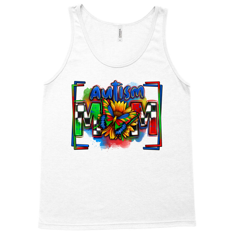 Autism Mom Checkered Flag Tank Top | Artistshot