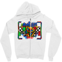 Autism Mom Checkered Flag Zipper Hoodie | Artistshot