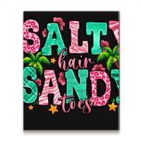 Salty Hair Sandy Toes Metal Print Vertical | Artistshot