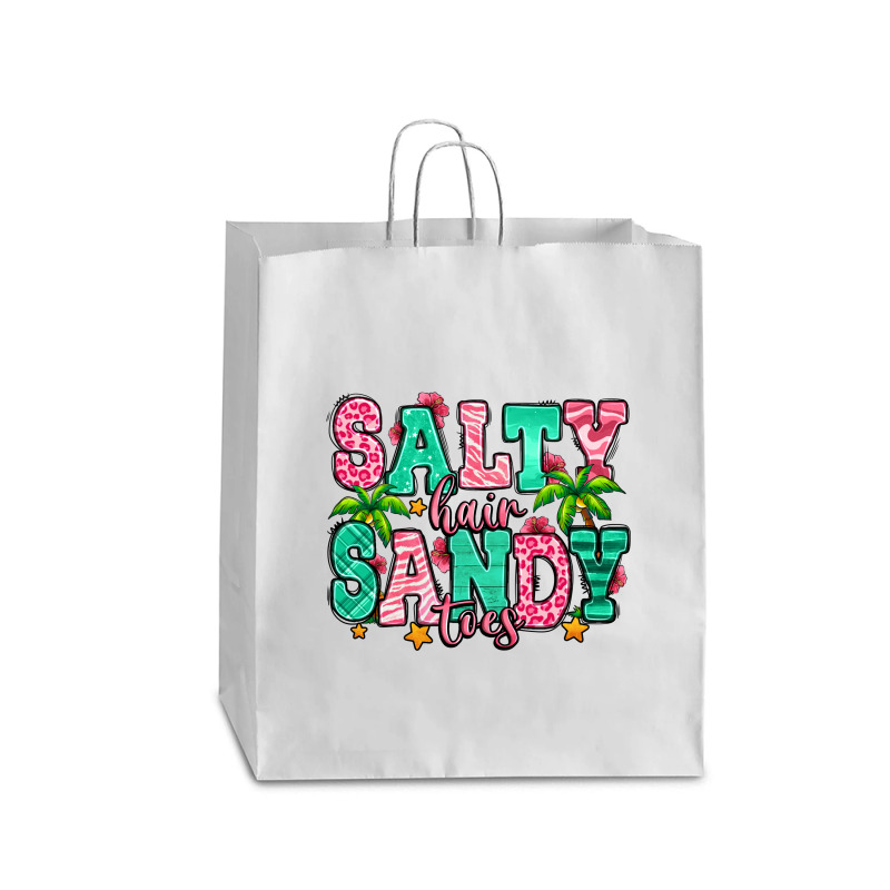 Salty Hair Sandy Toes Queen Paper Bag - 16 X 6 X 19 1/4 | Artistshot