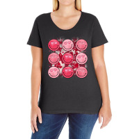 Valentine S Day Smile Face Ladies Curvy T-shirt | Artistshot