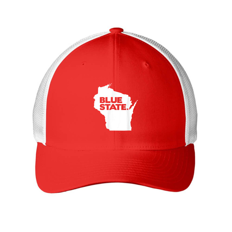 Flip Wisconsin  Democrat Blue State 2020 Election T Shirt Mesh Cap | Artistshot