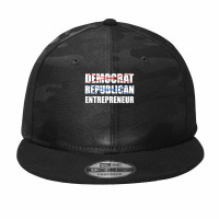 Entrepreneur Capitalism T Shirt Camo Snapback | Artistshot