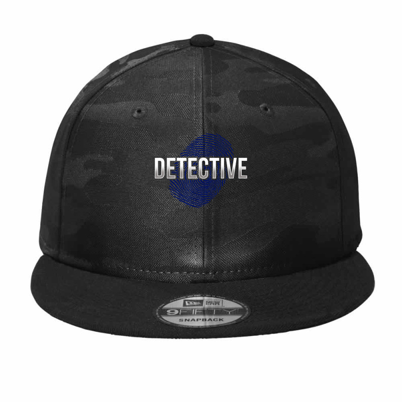 Detective Investigation Private Detective Investigator Spy T Shirt Camo Snapback by sosieclaton | Artistshot