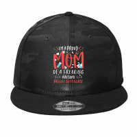 Proud Mom Of A Freaking Awesome Private Duty Mothers Day T Shirt Camo Snapback | Artistshot