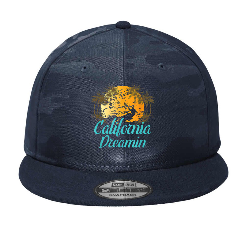 California Dreamin Camo Snapback by labilsekali | Artistshot