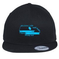 Books I've Already Read Flat Bill Snapback Cap | Artistshot