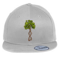 Dna Tree Of Life Science Genetics Biology Environment Lover T Shirt Flat Bill Snapback Cap | Artistshot