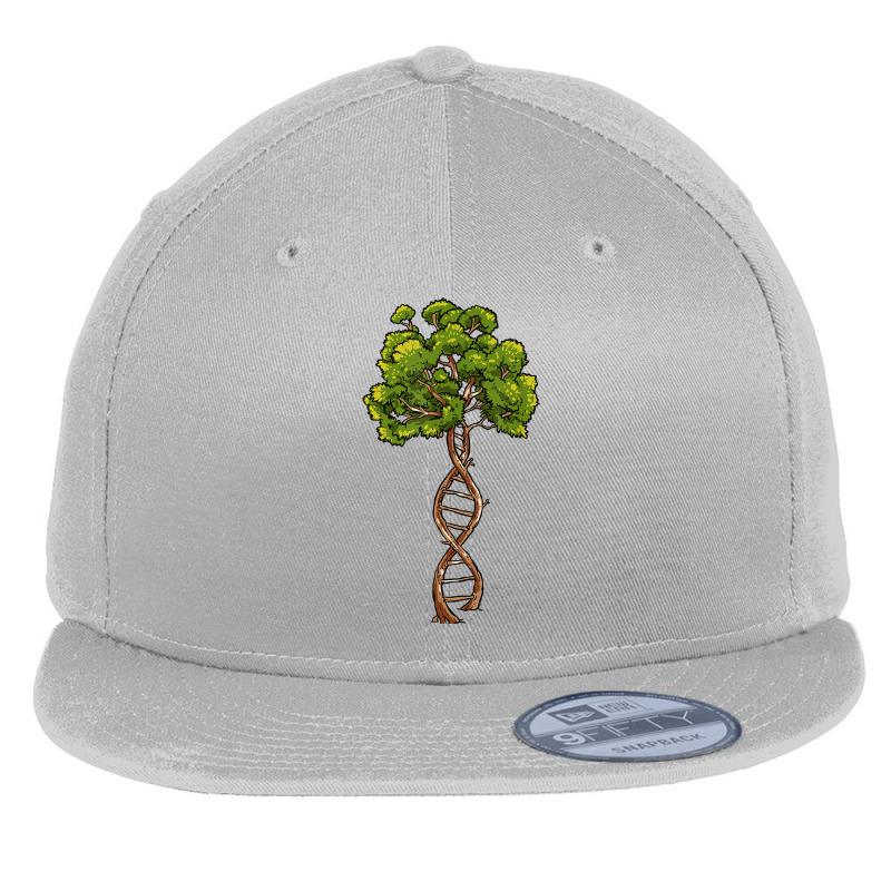 Dna Tree Of Life Science Genetics Biology Environment Lover T Shirt Flat Bill Snapback Cap by AshleyPenez | Artistshot