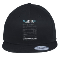 Funny Argentinian Nutrition Facts Argentina Argentine People Flat Bill Snapback Cap | Artistshot