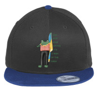 If I Was A Bluebird,hs3,frog,frogart,frog Illustration,daylight,one Di Flat Bill Snapback Cap | Artistshot