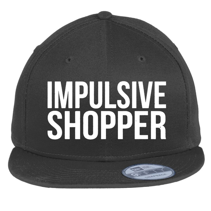 Impulsive Shopper Flat Bill Snapback Cap by Monica Store | Artistshot