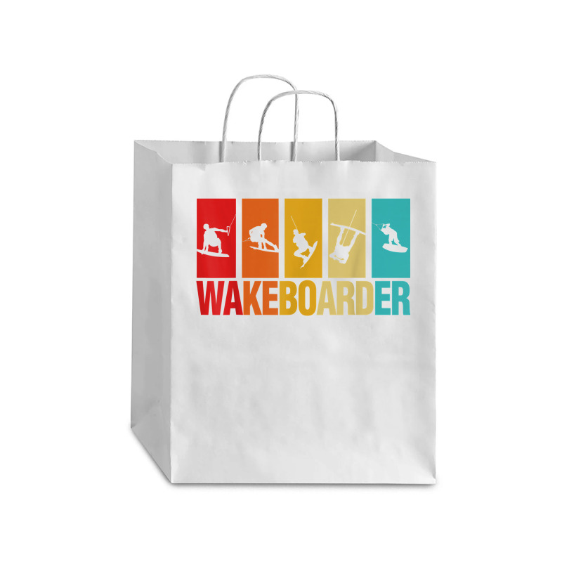 Water Sport Wake Board Wakeboarding Lover Wakeboarder T Shirt Debie Paper Bag - 10 X 5 X 13 | Artistshot