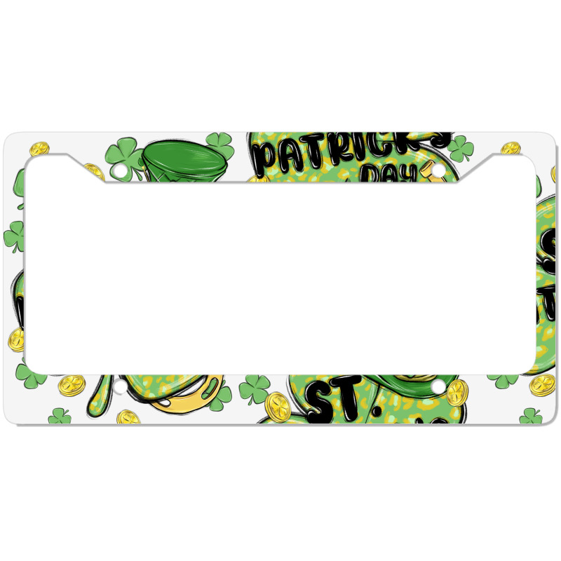 St. Patrick's Day Shamrock License Plate Frame | Artistshot