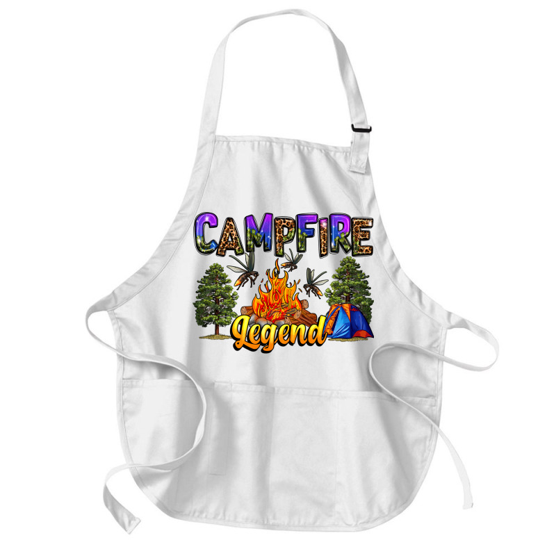 Campfire Legend Neo Western Medium-length Apron | Artistshot