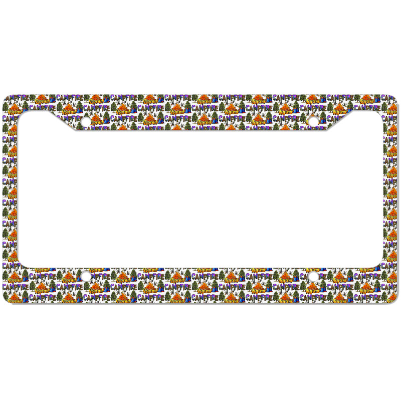 Campfire Legend Neo Western License Plate Frame | Artistshot