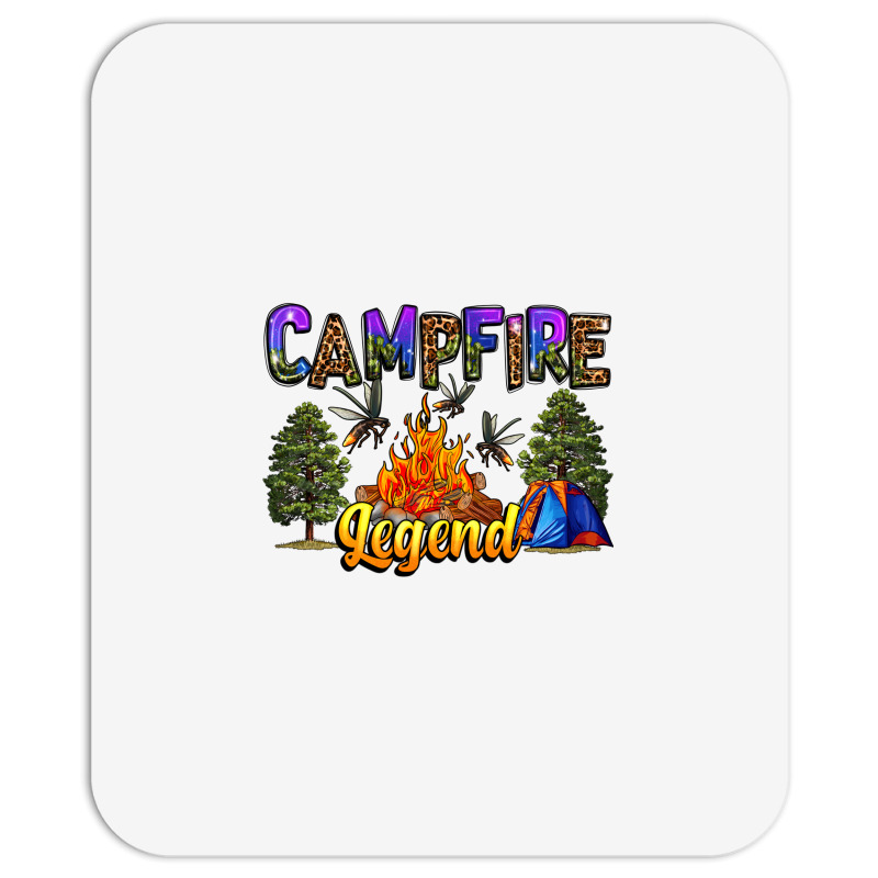 Campfire Legend Neo Western Mousepad | Artistshot