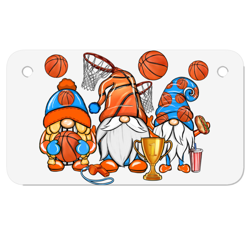 Basketball  Gnomes Neo Western Motorcycle License Plate | Artistshot