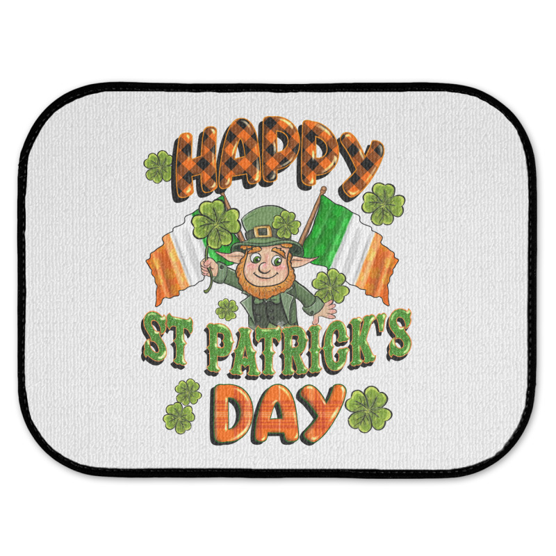 Happy St Patricks Day Rear Car Mat | Artistshot