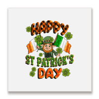 Happy St Patricks Day Metal Print Square | Artistshot