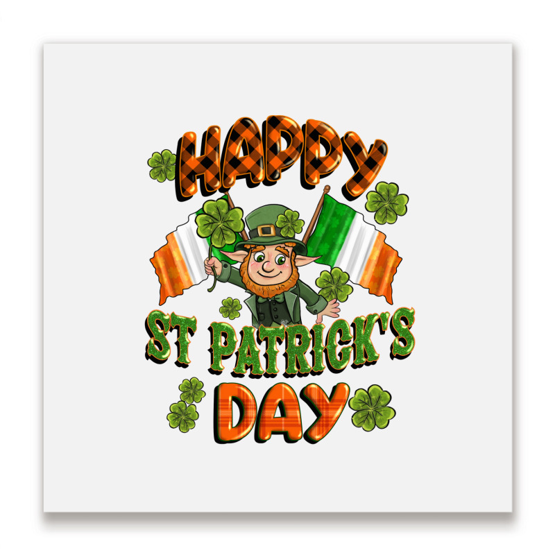 Happy St Patricks Day Metal Print Square | Artistshot