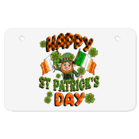 Happy St Patricks Day Atv License Plate | Artistshot