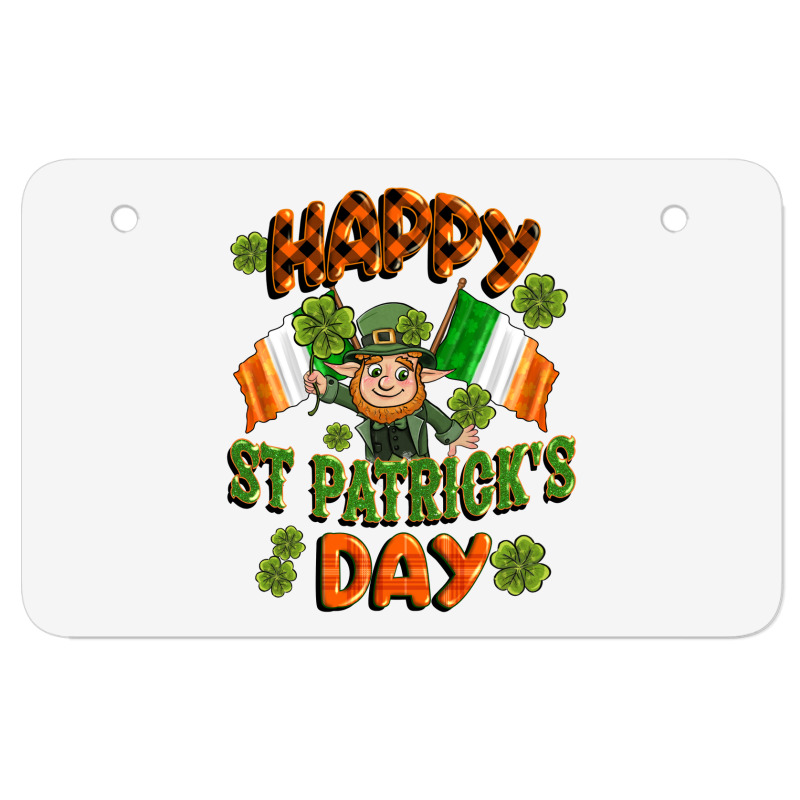 Happy St Patricks Day Atv License Plate | Artistshot