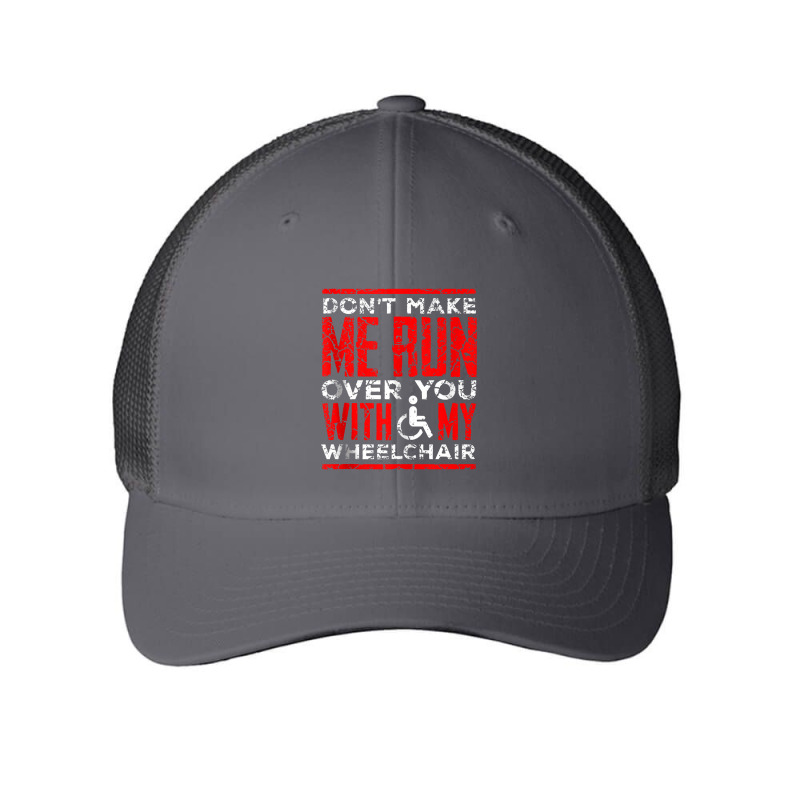 Funny Wheelchair Humor Disability Handicap Gift Mesh cap by bajajbajuji | Artistshot