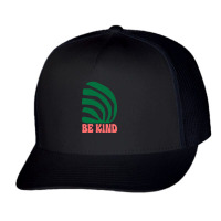 Be Kind Aesthetic Mindfulness Design Trucker Cap | Artistshot