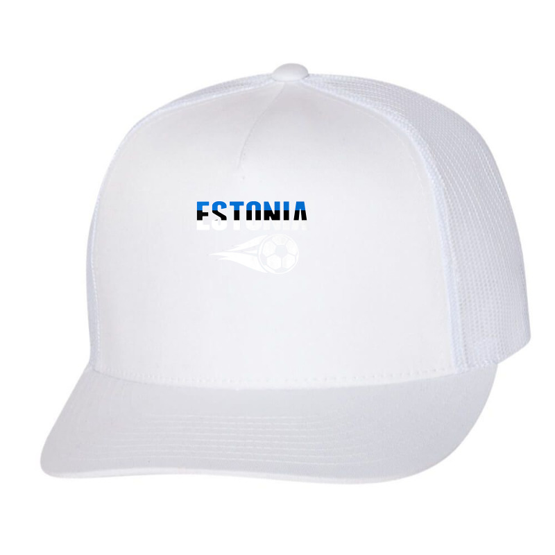 Proud Estonia Soccer Fans Jersey   Estonian Football Lovers Premium T Trucker Cap | Artistshot