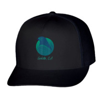 Goleta Ca Osprey Sea Green Raptor Ocean Bird T Shirt Trucker Cap | Artistshot