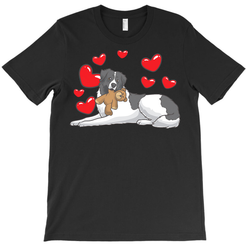 Gift Idea T  Shirt Tornjak Dog With Stuffed Animal And Hearts T  Shirt T-shirt | Artistshot