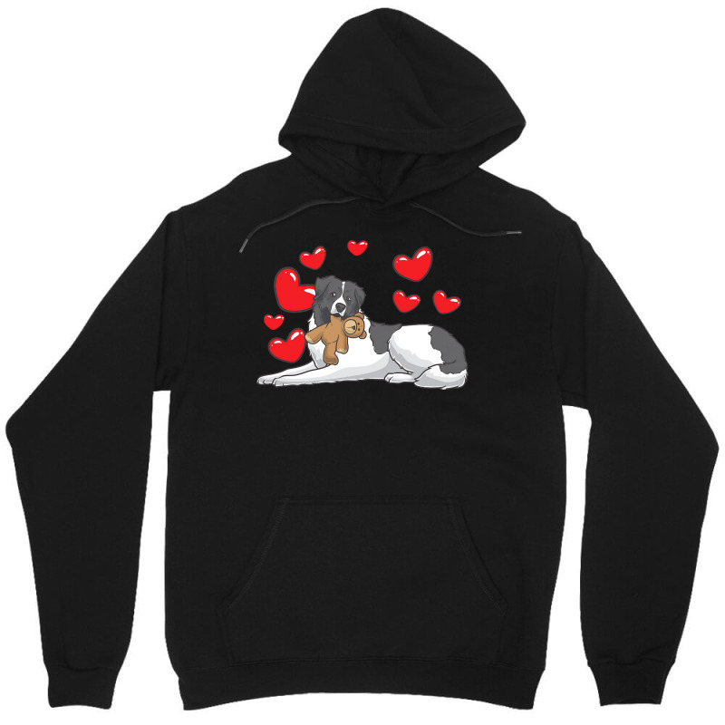 Gift Idea T  Shirt Tornjak Dog With Stuffed Animal And Hearts T  Shirt Unisex Hoodie | Artistshot