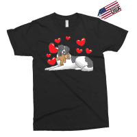 Gift Idea T  Shirt Tornjak Dog With Stuffed Animal And Hearts T  Shirt Exclusive T-shirt | Artistshot