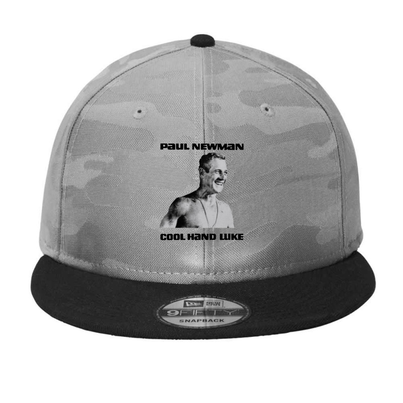 #paul Newman Director Camo Snapback | Artistshot