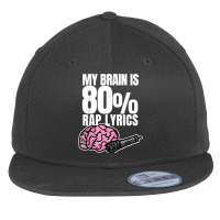 Rappers, Fans Of Rap Lyrics With Rap Based Quote T Shirt Flat Bill Snapback Cap | Artistshot