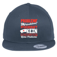 Problems In Private Life Are Not Clinic As A Nurser T Shirt Flat Bill Snapback Cap | Artistshot