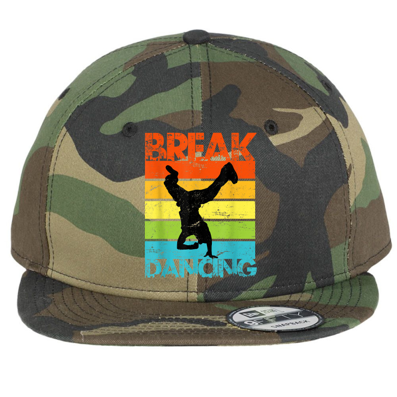 Vintage Breakdancing B Boy Break Dance Urban Dance Hip Hop T Shirt Flat Bill Snapback Cap by AshleyPenez | Artistshot